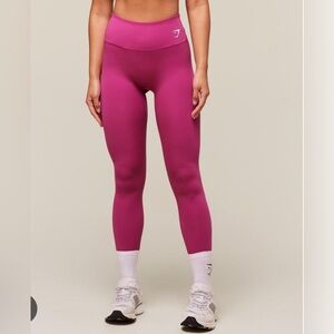 NWOT Gymshark Training Leggings - Winning Pink